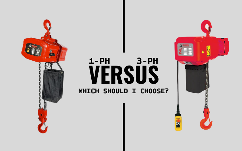 Should I choose a Single or Three Phase Hoist?