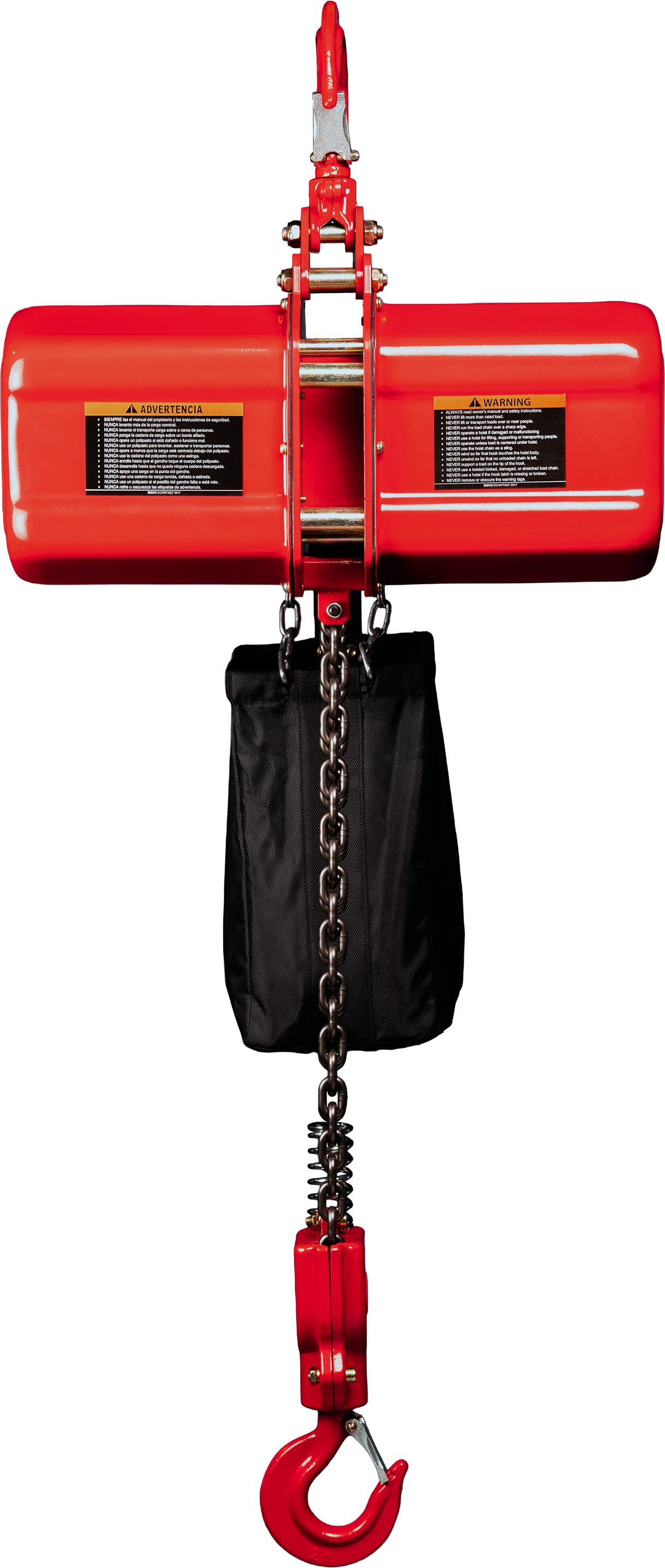 Bison 3Ton Single Phase Electric Chain Hoist 115v/230v