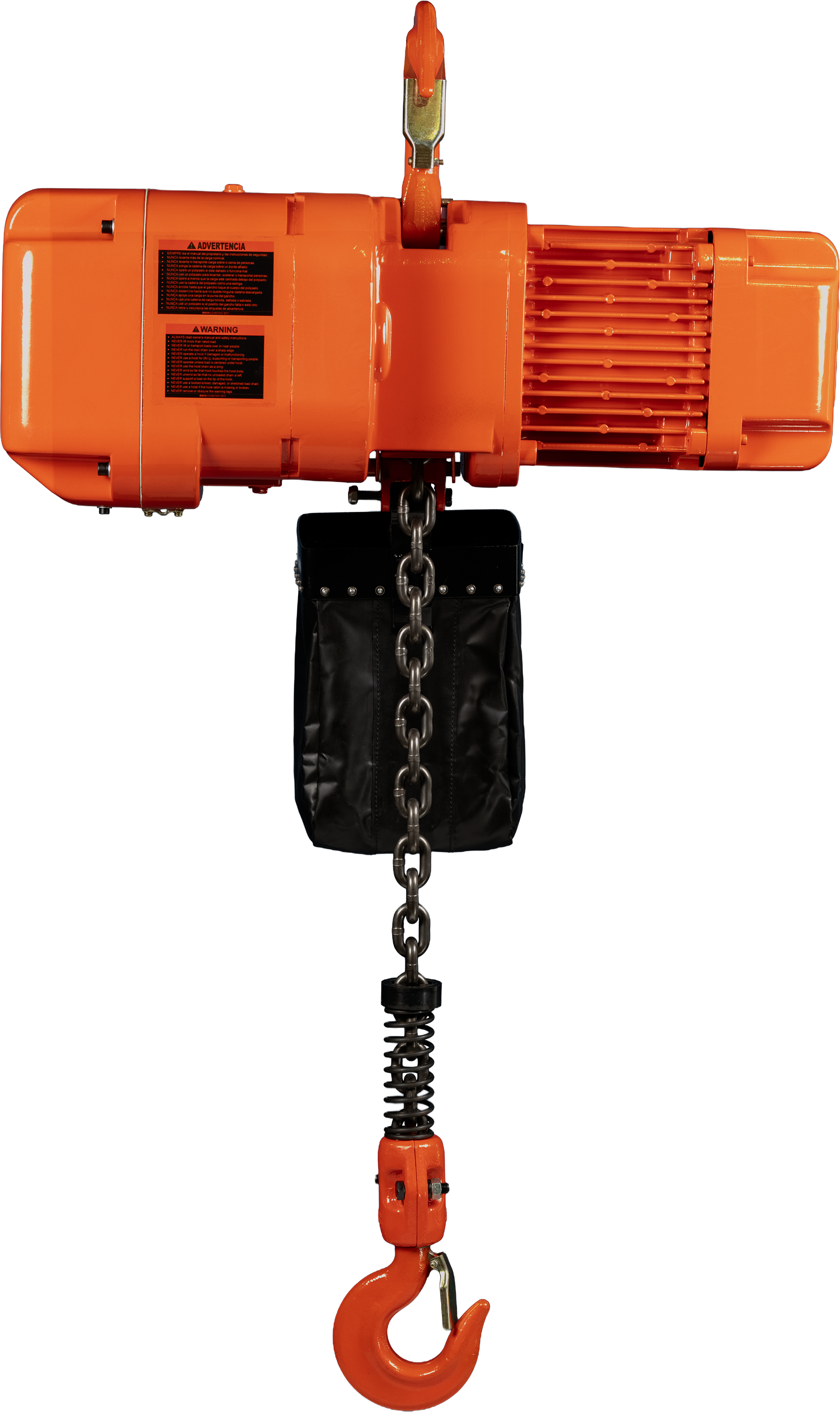 Bison 3Ton Three Phase Single Speed Electric Chain Hoist 230v/460v