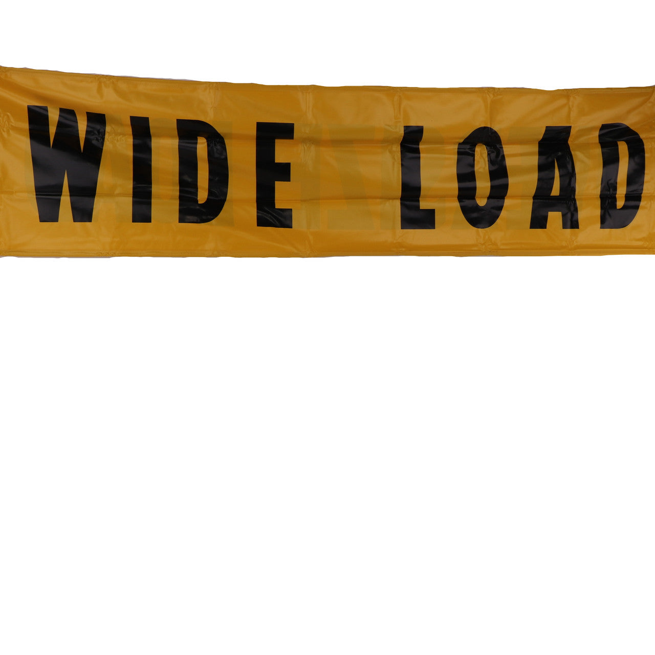 Kinedyne 18" by 84" Reversible "Wide Load" & "Oversize Load" Banner with Sewn-In Rope
