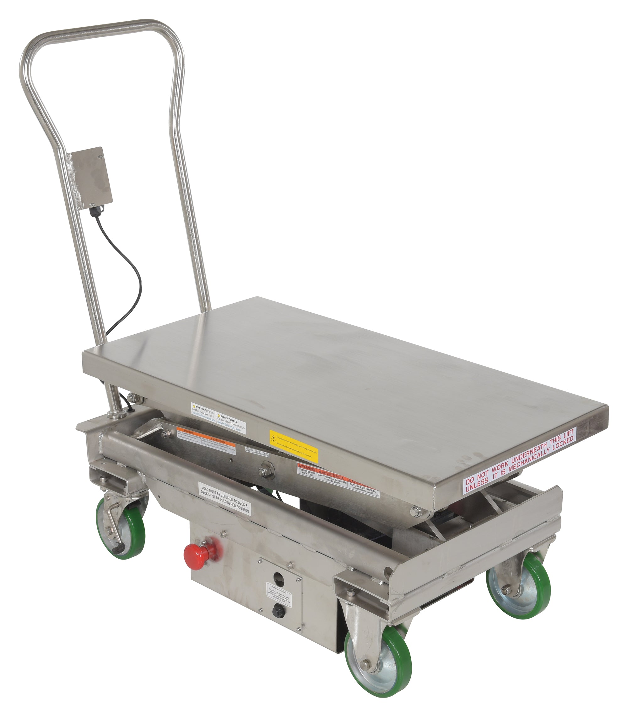 Vestil Stainless Steel Scissor Carts