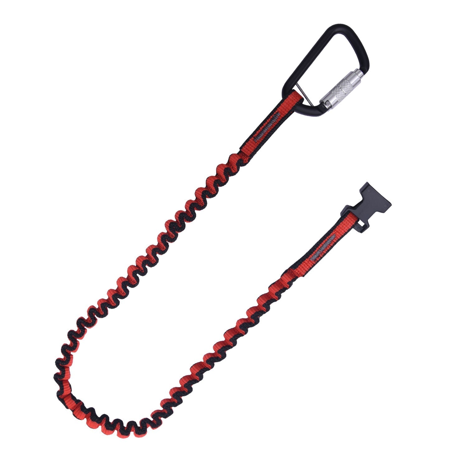 KStrong® Kaptor™ Detachable Elasticated Single Leg Tool Lanyard w/ Screwgate Carabiner - 5 lbs. (ANSI)