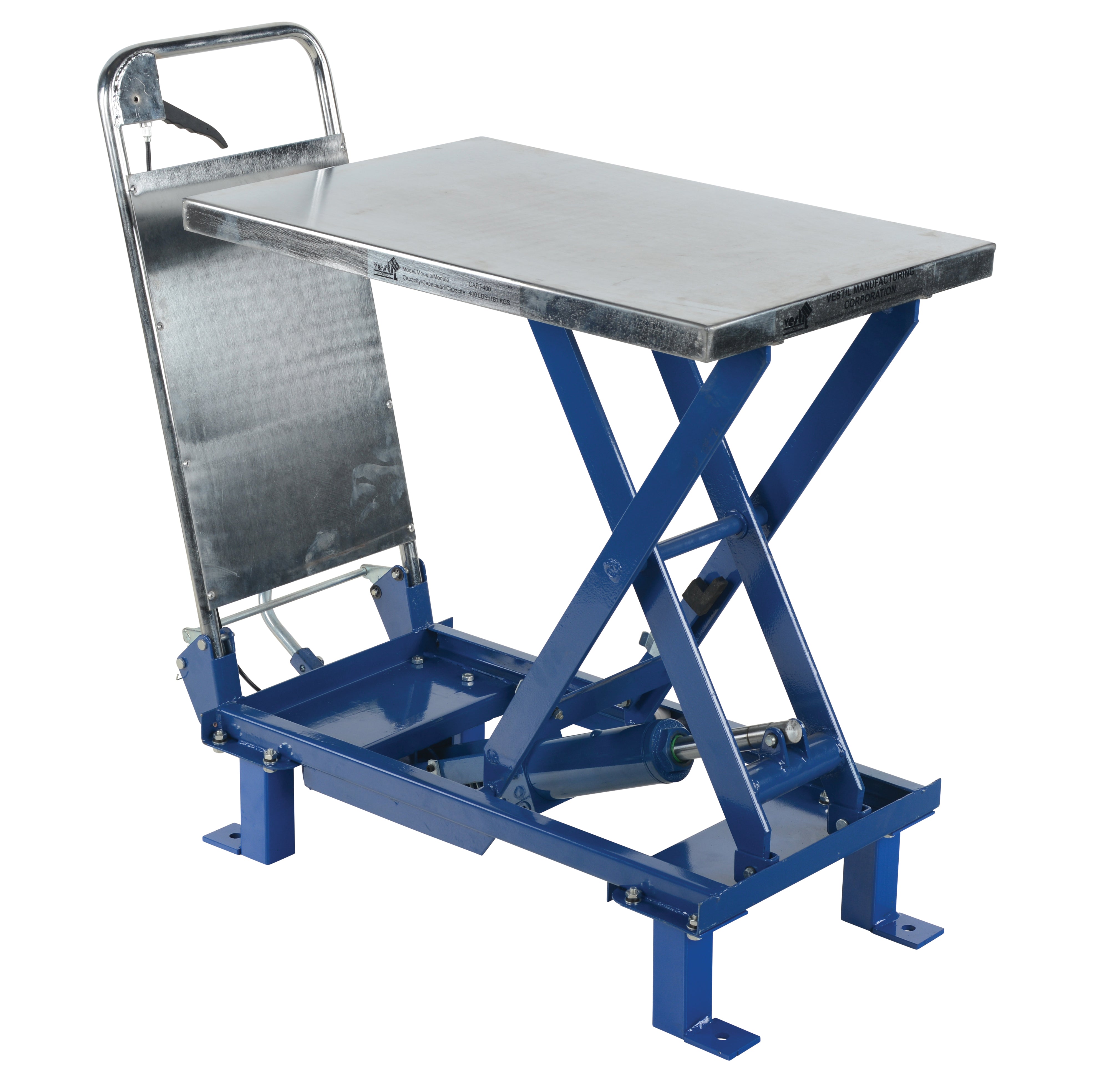 Vestil Foot Pump & Powered Scissor Lift Tables