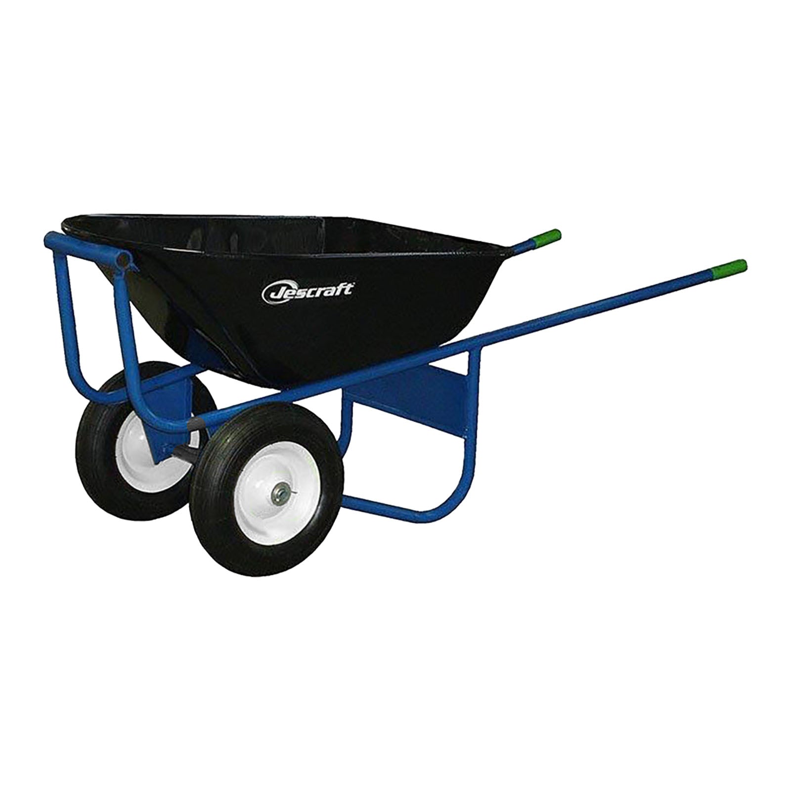 Jescraft All-Welded Dual Wheel Steel Wheelbarrow