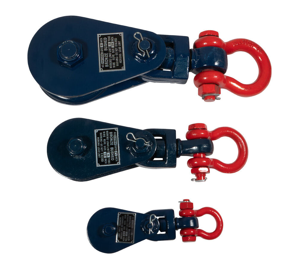 Snatch Block With Shackle