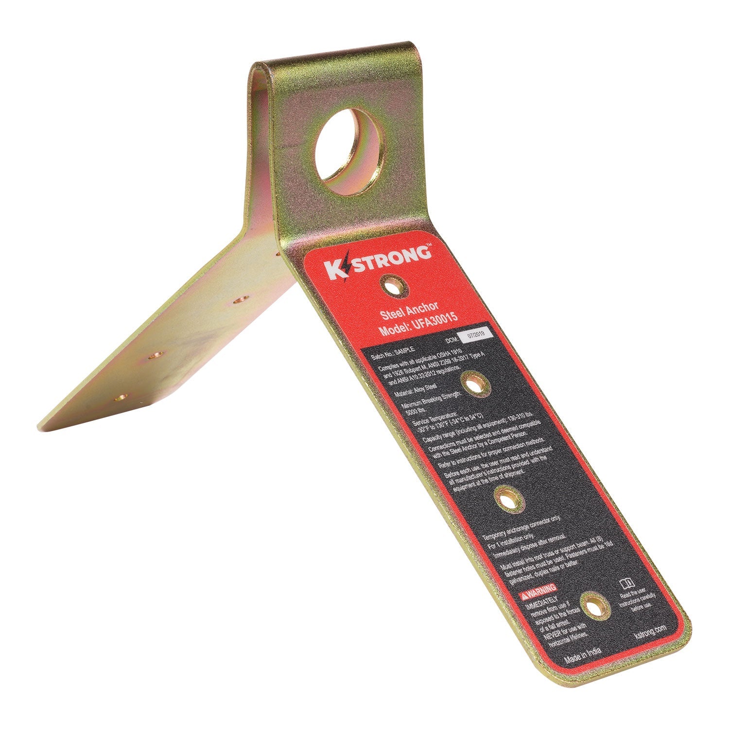 KStrong® Single Use Steel Roof Anchor (ANSI)