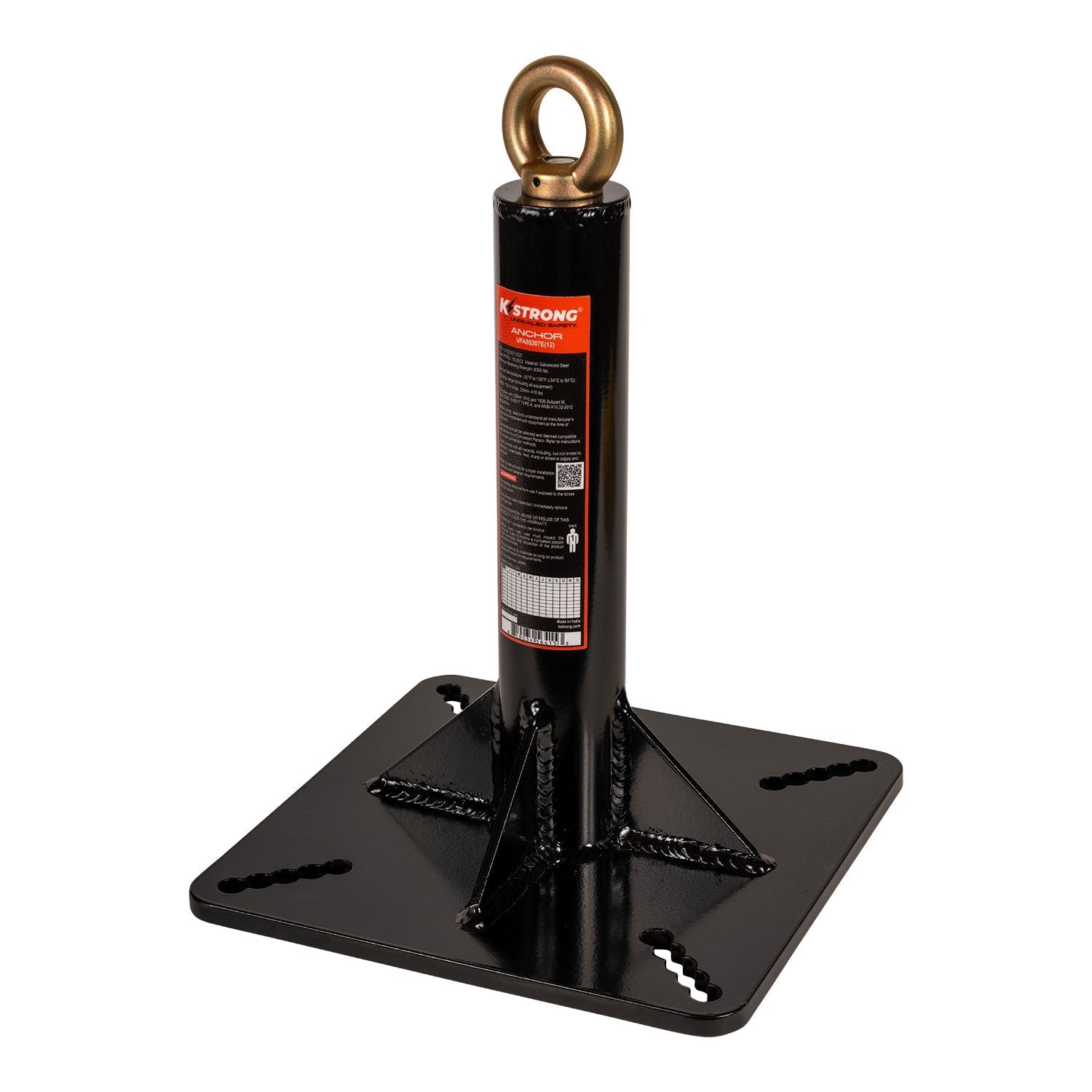 KStrong® End Post for Fixed Systems with Fixed Eye Bolt (ANSI)