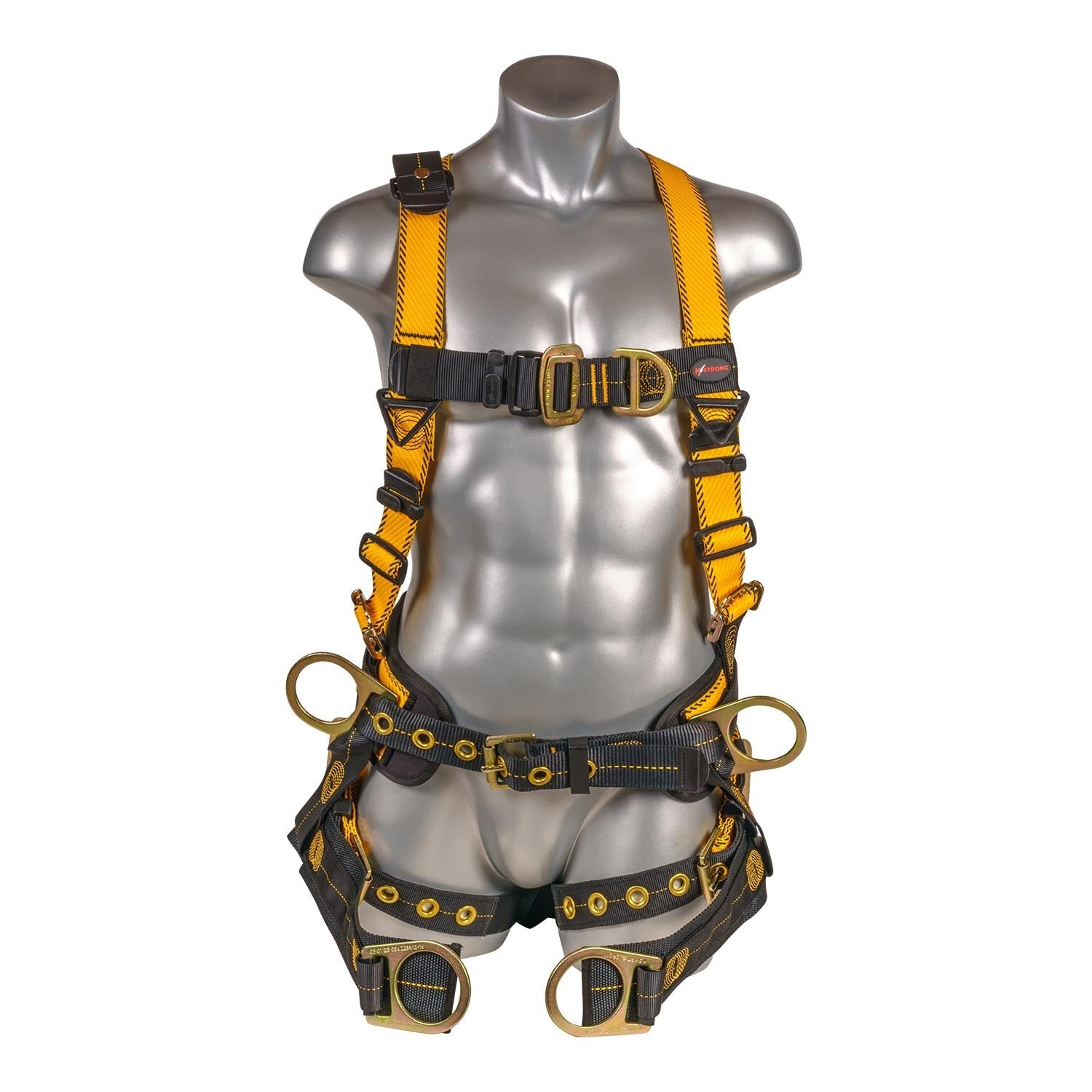 KStrong® Kapture™ Element Oil and Gas Derrick Deluxe Harness with 7 D-Rings and Removable Bosun Chair