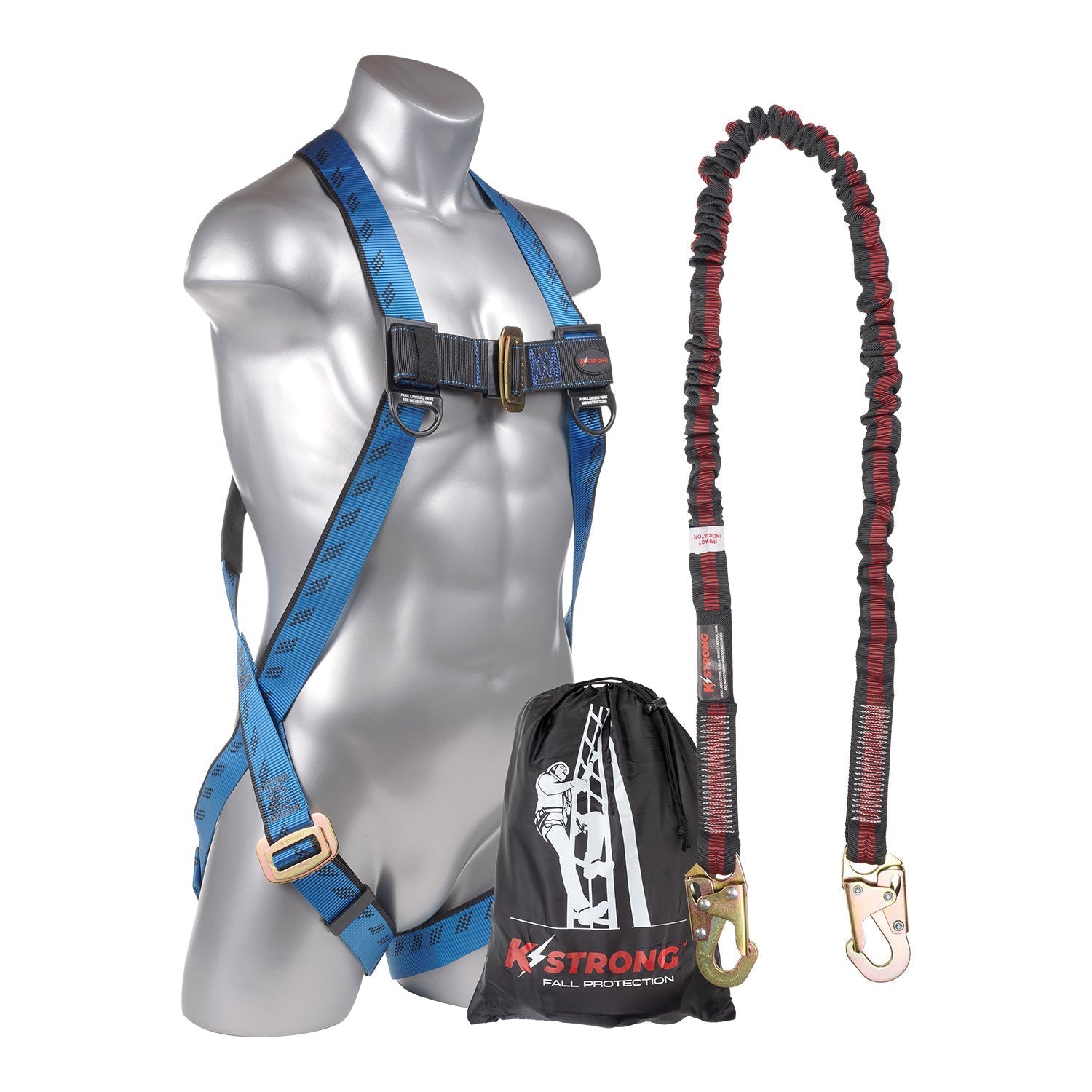 KStrong® Kapture™ Essential 3-Point FBH, MB Legs and a 6 ft. Internal Design SAL with Loop and Snap Hook (ANSI)