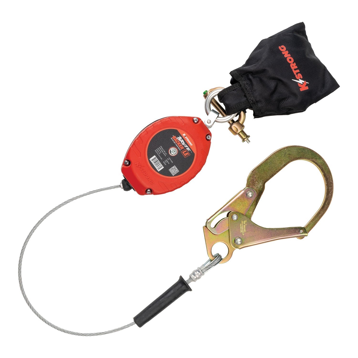 KStrong® BRUTE™ Backer™LE 8.5 ft. Cable Self-Retracting Lifeline