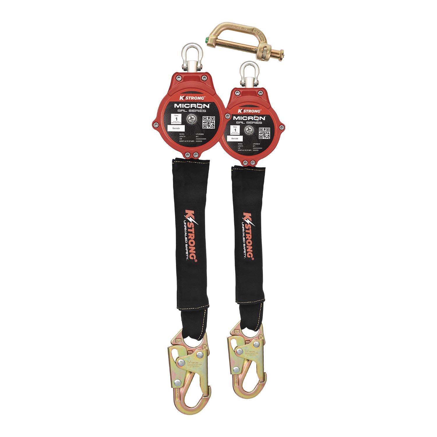 KStrong® Micron™ Dual 6 ft. Arc Flash Rated Self-Retratcting Lifeline