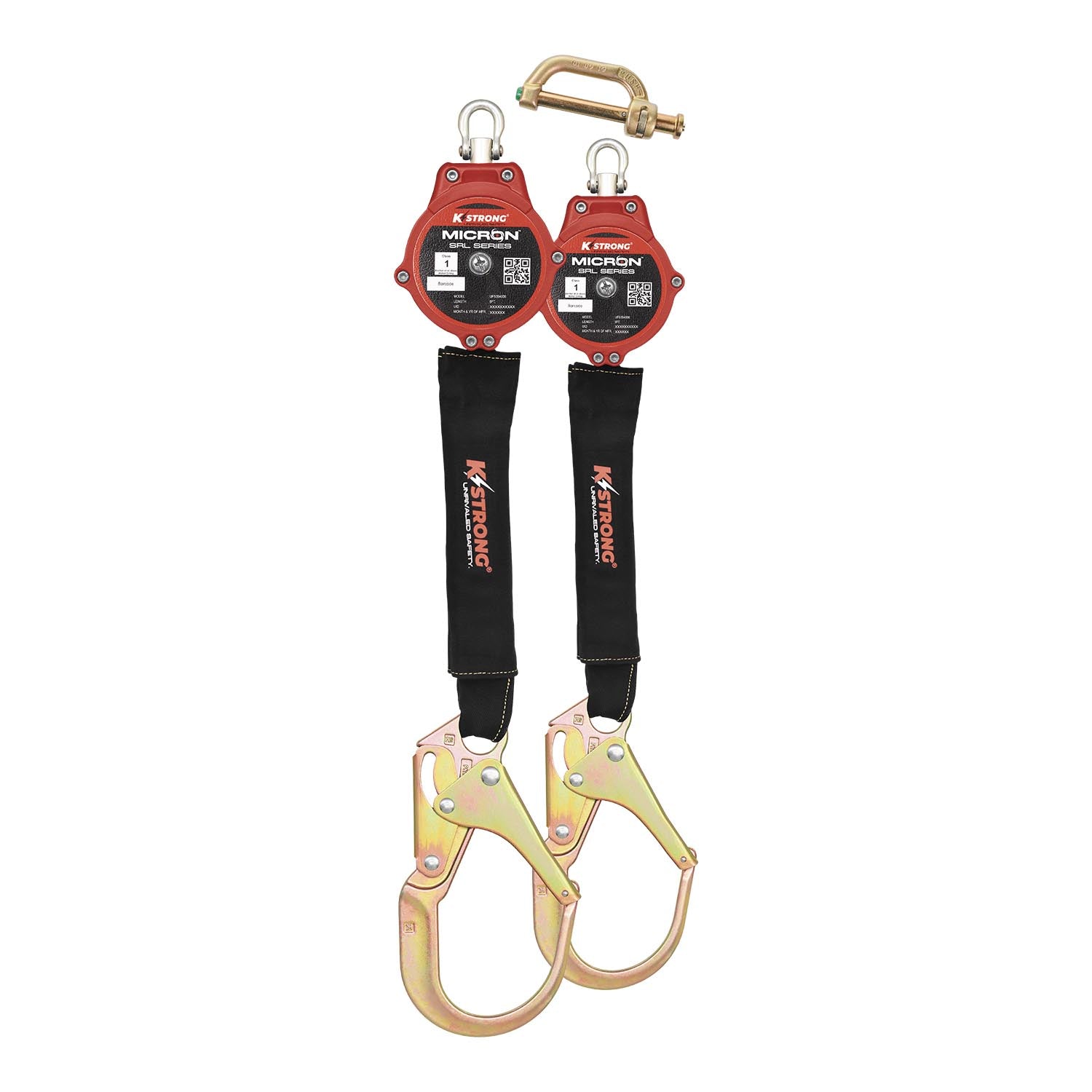 KStrong® Micron™ Dual 6 ft. Arc Flash Rated Self-Retratcting Lifeline
