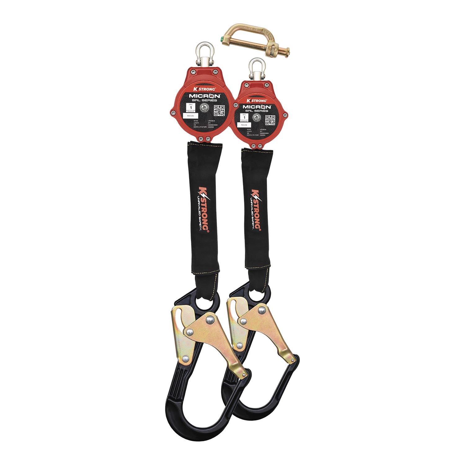 KStrong® Micron™ Dual 6 ft. Arc Flash Rated Self-Retratcting Lifeline
