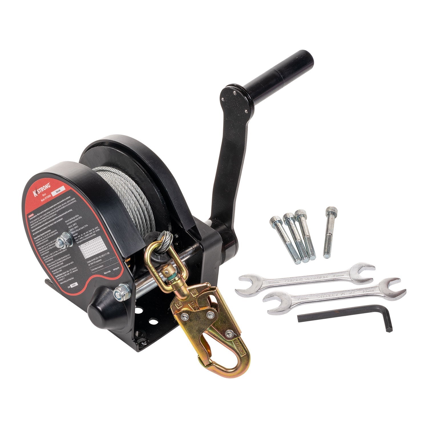 KStrong® 60 ft. Galvanized wire cable Personnel/Material rated bi-directional winch for confined spaces (ANSI)