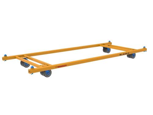 Tandemloc Container Moving Cart, 20ft x 40,000lbs