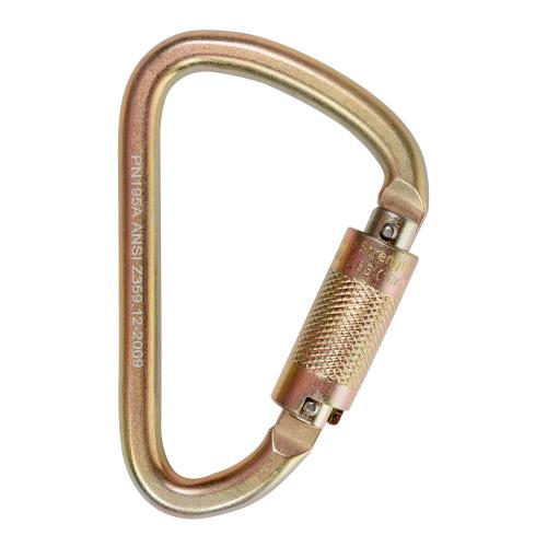 KStrong Small Steel Carabiner with 1 inch gate opening