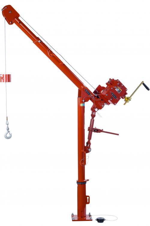 Thern 5PT5 SERIES 650lbs Portable Davit Crane with Winch
