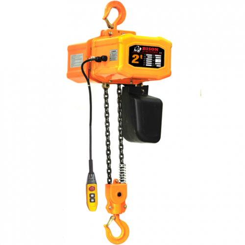 LES Adds Bison Electric Chain Hoists
