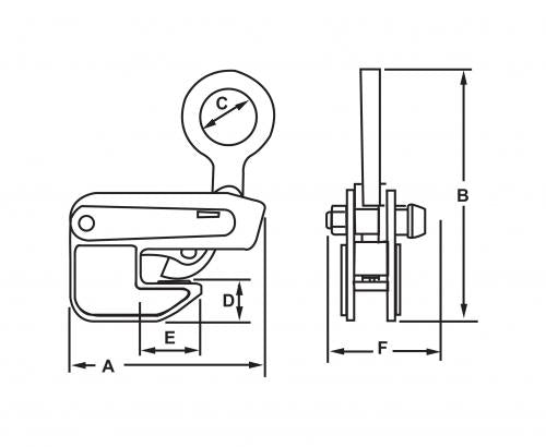 Camlok Horizontal Girder Clamp