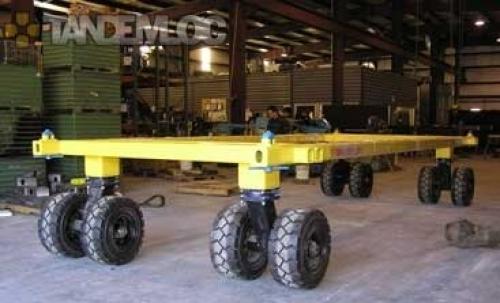 Tandemloc 20ft Container Cart With Pneumatic Tires