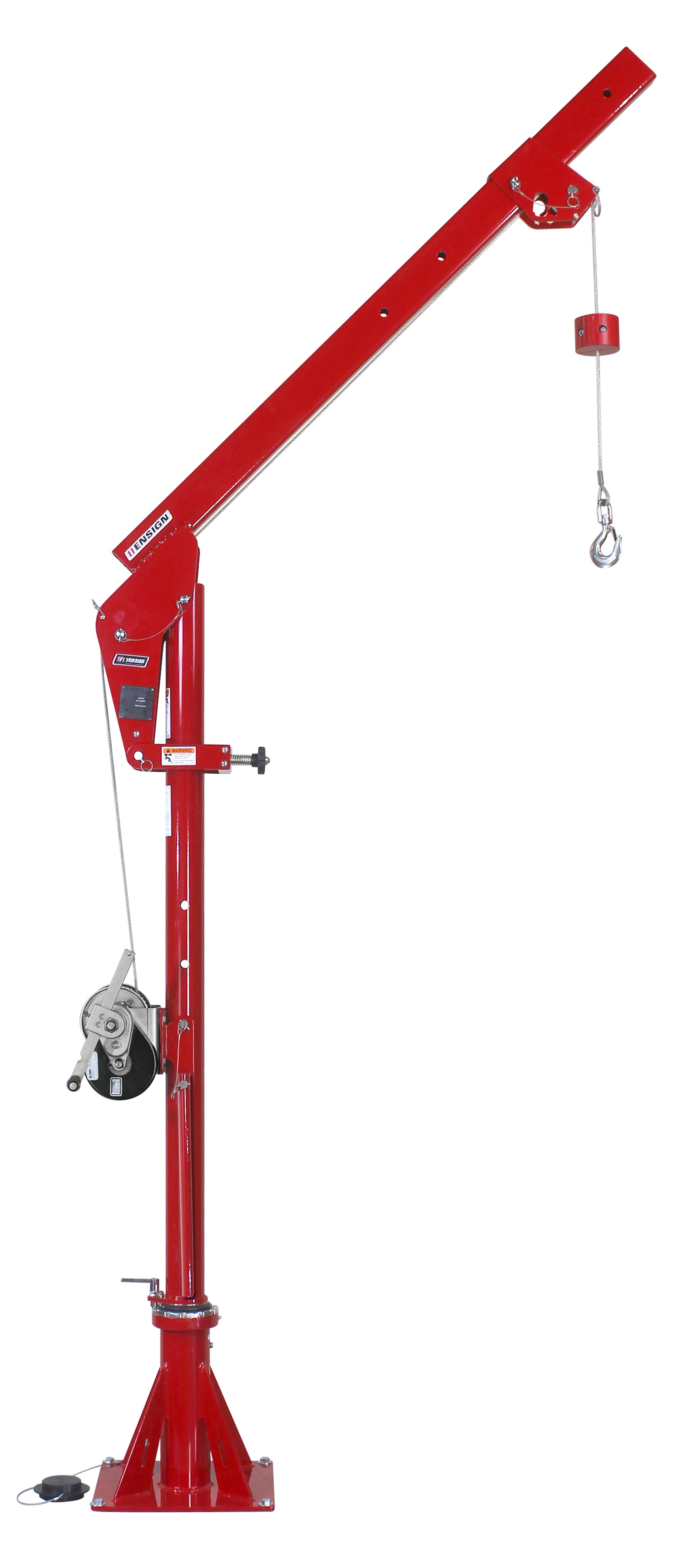 Thern 5PA10 Series 1200lbs Portable Davit Crane with Winch