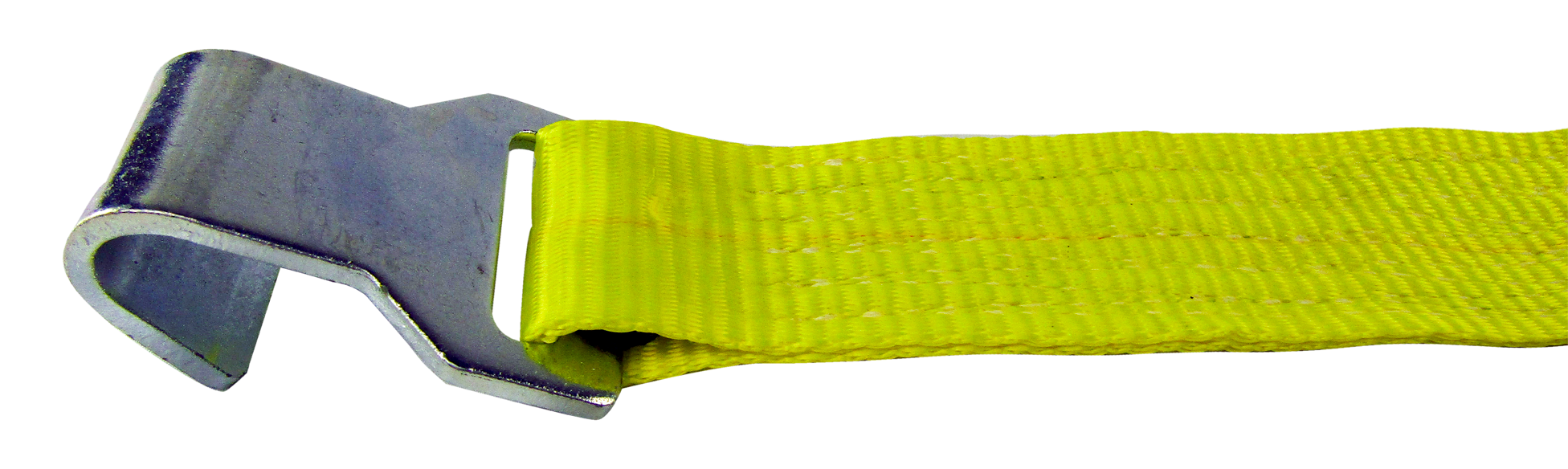 Lift-All Flat Hook Hi-Viz 10k Load Hugger Tuff-Edge Tiedown w/ Ratchet 2"