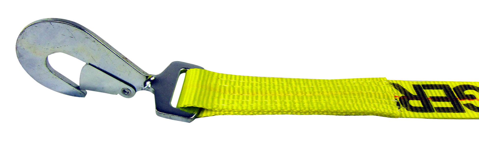Lift-All Hi-Viz Twisted Snap Hook 5k Load Hugger Tuff-Edge Tiedown w/ Ratchet 2"
