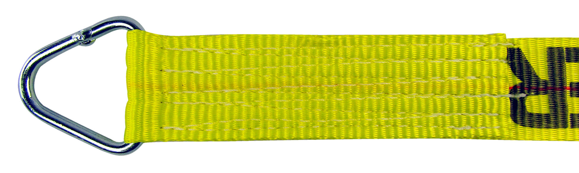 Lift-All Hi-Viz D-Ring 5k Load Hugger Tuff-Edge Tiedown w/ Ratchet 2"