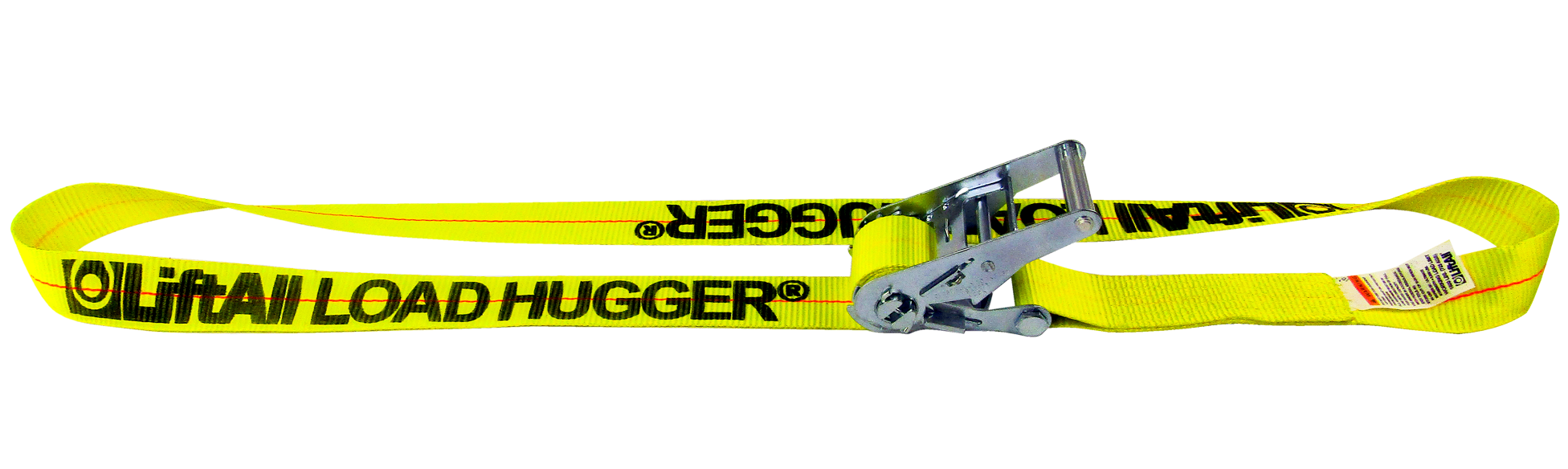 Lift-All Hi-Viz Endless 5k Load Hugger Tuff-Edge Tiedown w/ Ratchet 2"