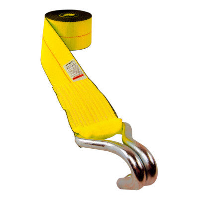 Lift-All U-Hook Hi-Viz Load Hugger Tuff-Edge Tiedown Winch Strap 4"