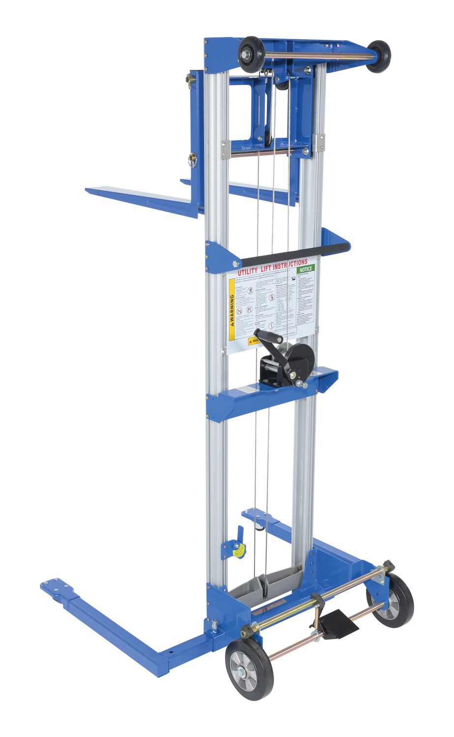 Vestil Lightweight Winch Stacker Truck