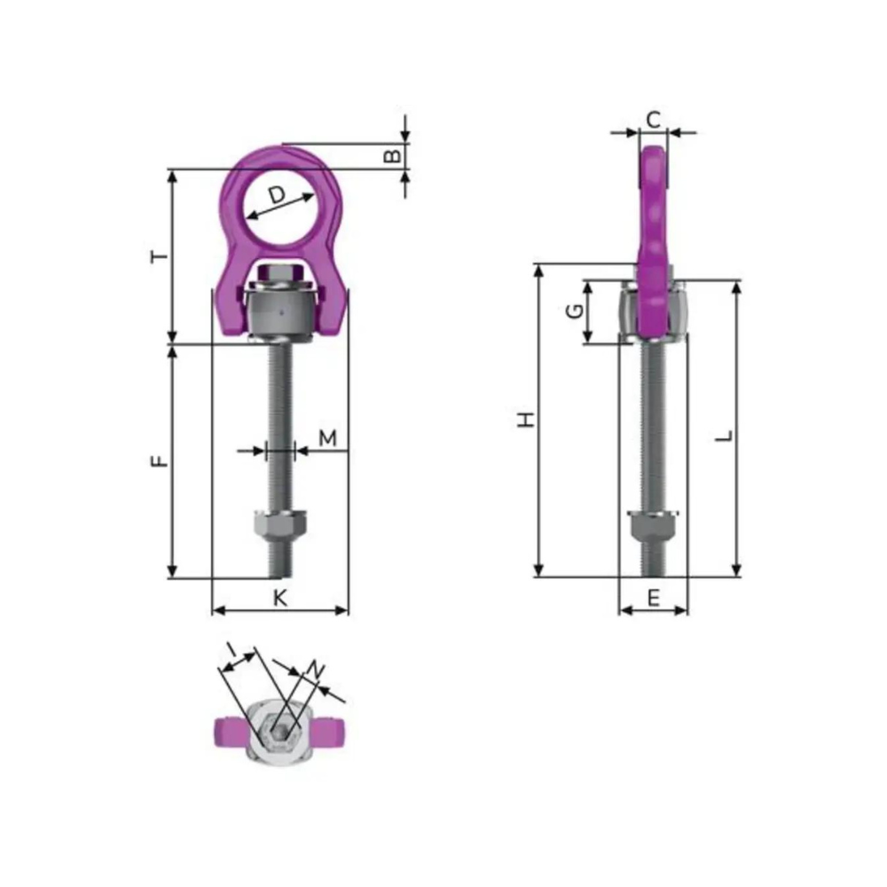 RUD ACP-Turnado, Metric Thread with Max. Length