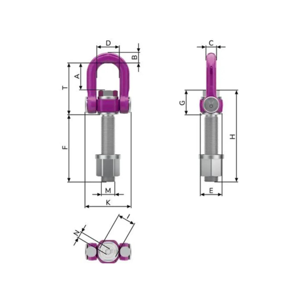 RUD ACP-Turnado, Metric Thread with Max. Length