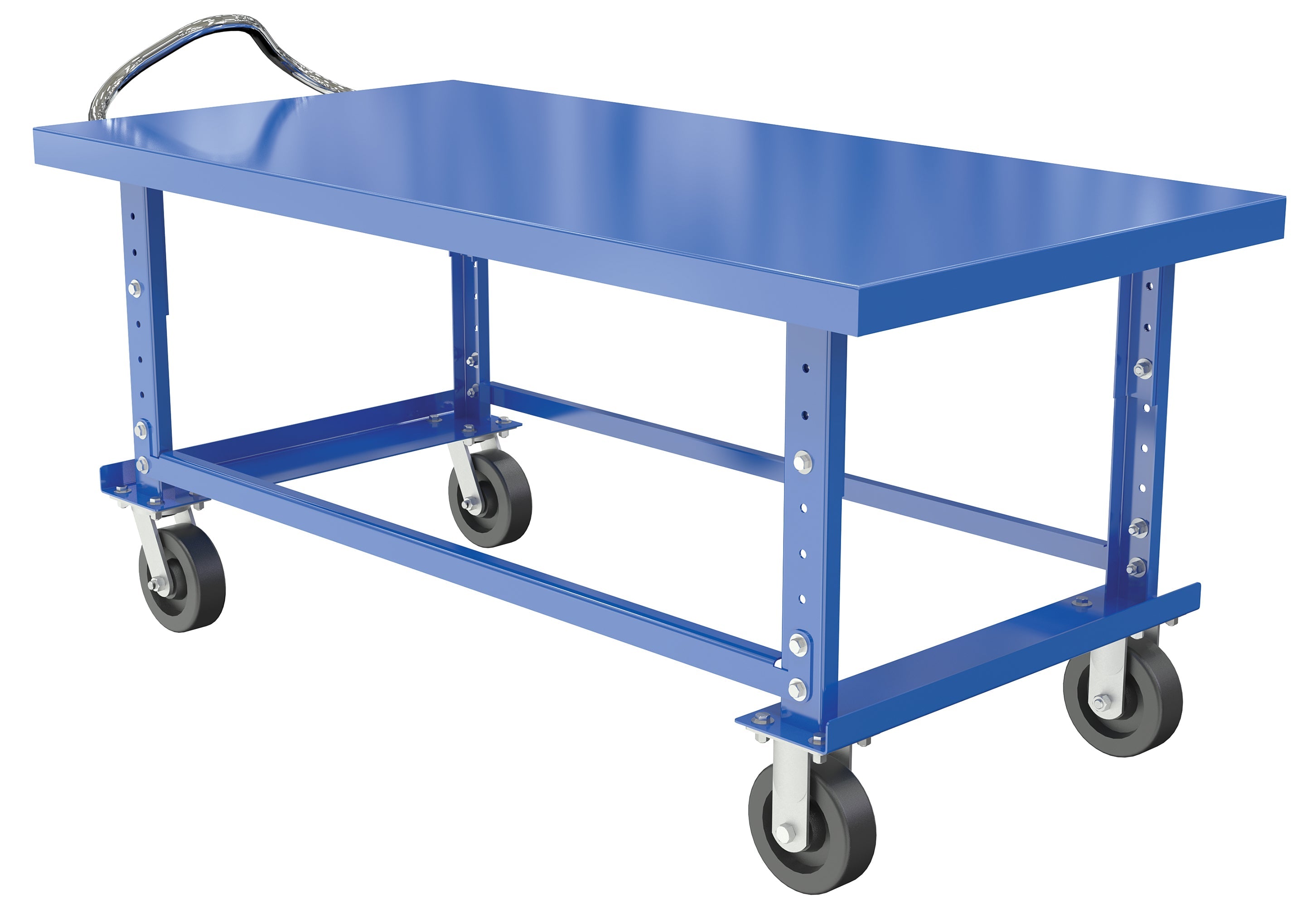 Vestil Height Adjustable Steel Shelf Carts