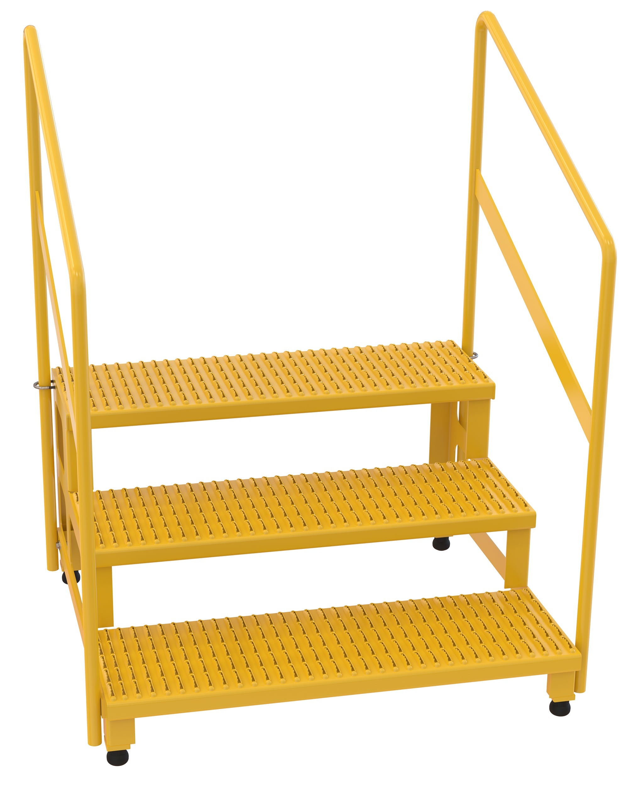 Vestil Adjustable Step Stands with Handrail – Lifting Equipment Store USA