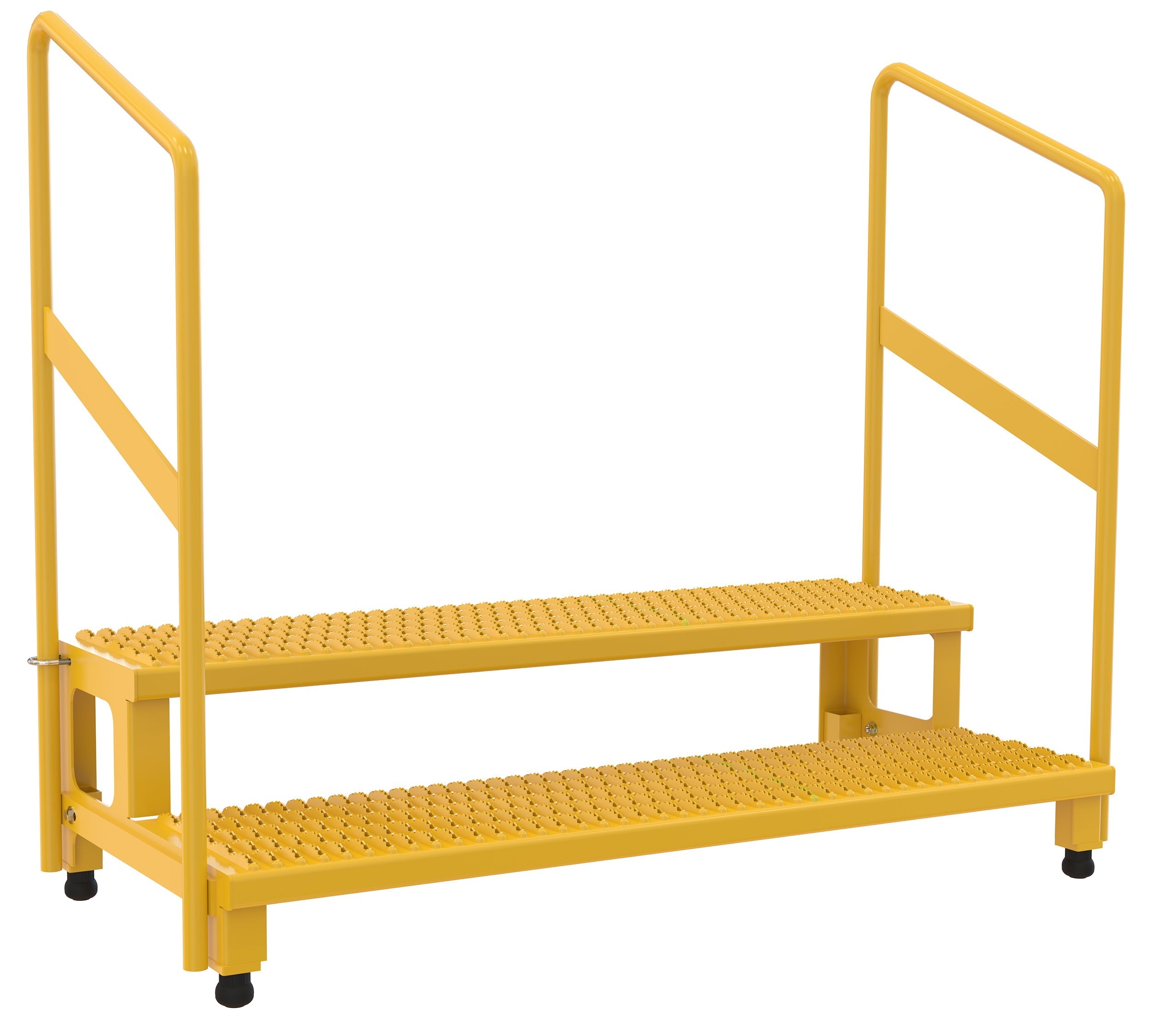 Vestil Adjustable Step Stands with Handrail – Lifting Equipment Store USA