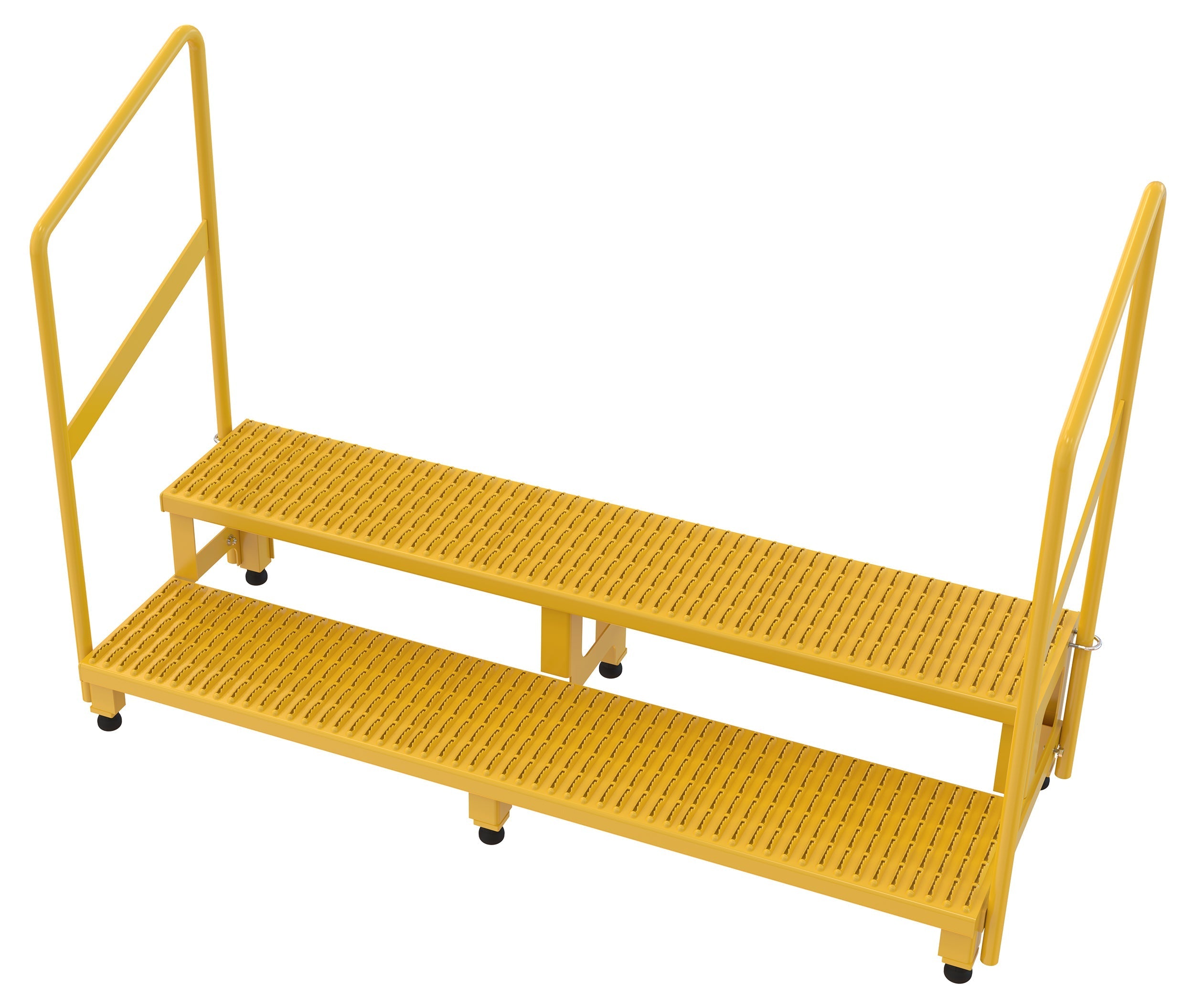 Vestil Adjustable Step Stands with Handrail