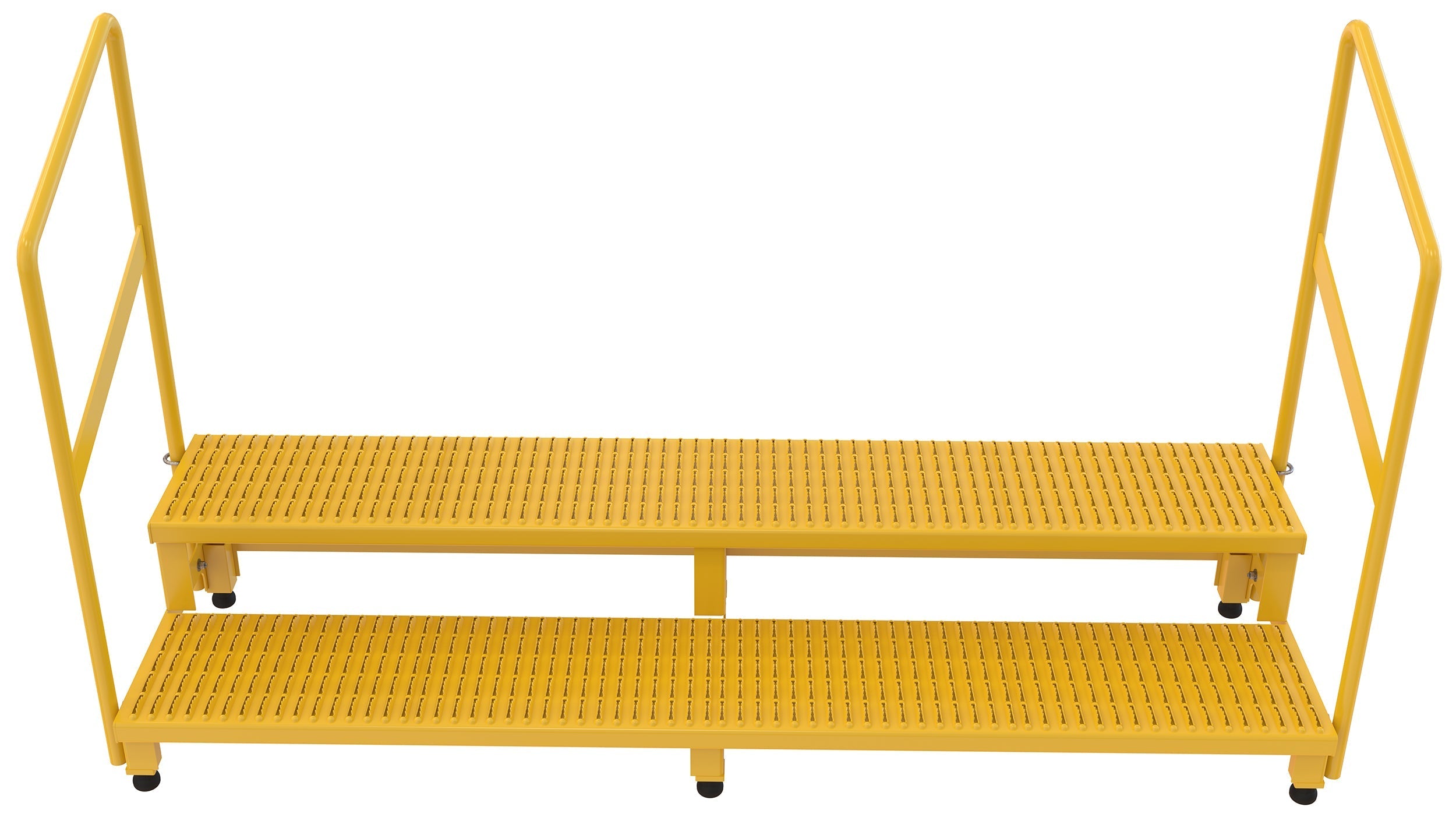 Vestil Adjustable Step Stands with Handrail – Lifting Equipment Store USA