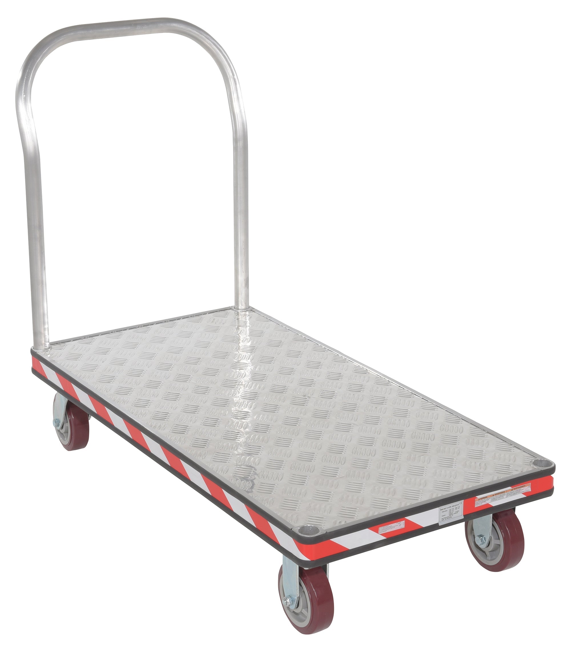 Vestil Heavy Duty Aluminum Treadplate Platform Trucks