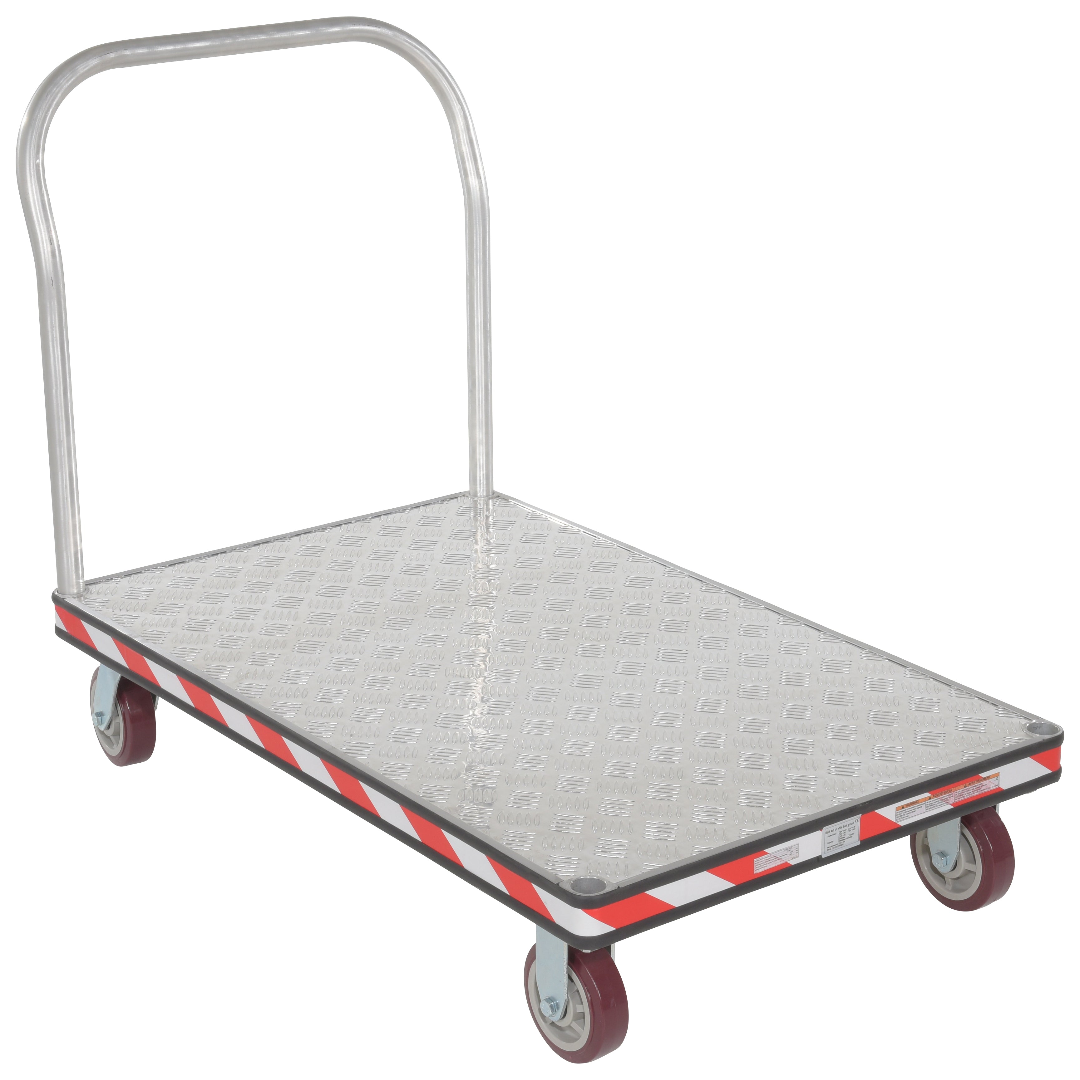 Vestil Heavy Duty Aluminum Treadplate Platform Trucks