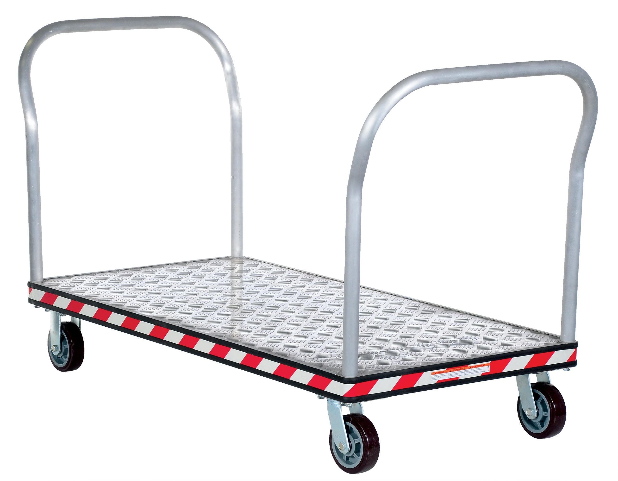 Vestil Heavy Duty Aluminum Treadplate Platform Trucks