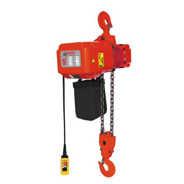 Bison 5Ton Three Phase Dual Speed Electric Chain Hoist 230v/460v