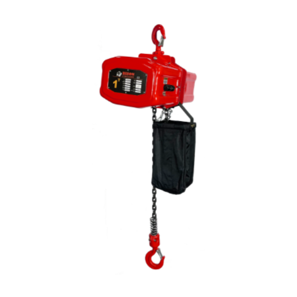 Bison 1Ton Single Phase Electric Chain Hoist 115v/230v