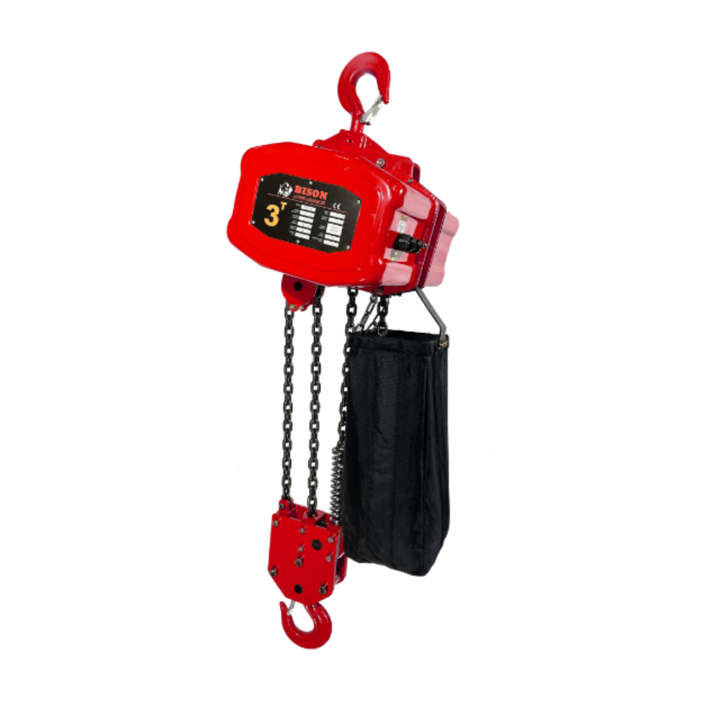 Bison 3Ton Single Phase Electric Chain Hoist 115v/230v