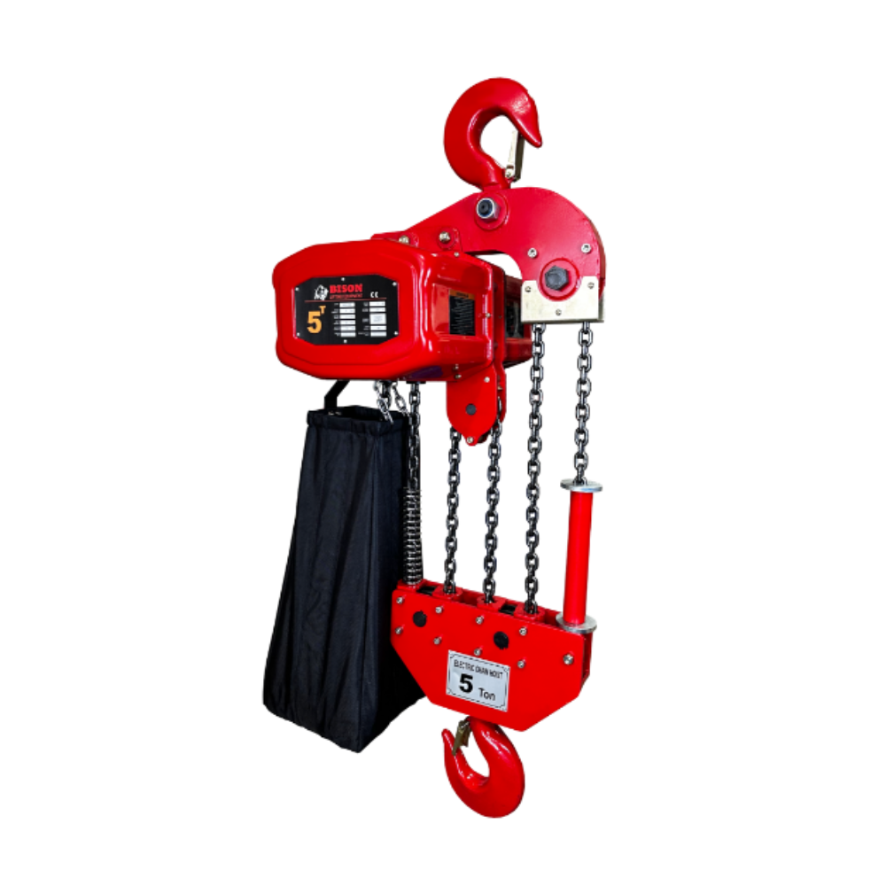 Bison 5Ton Single Phase Electric Chain Hoist 115v/230v