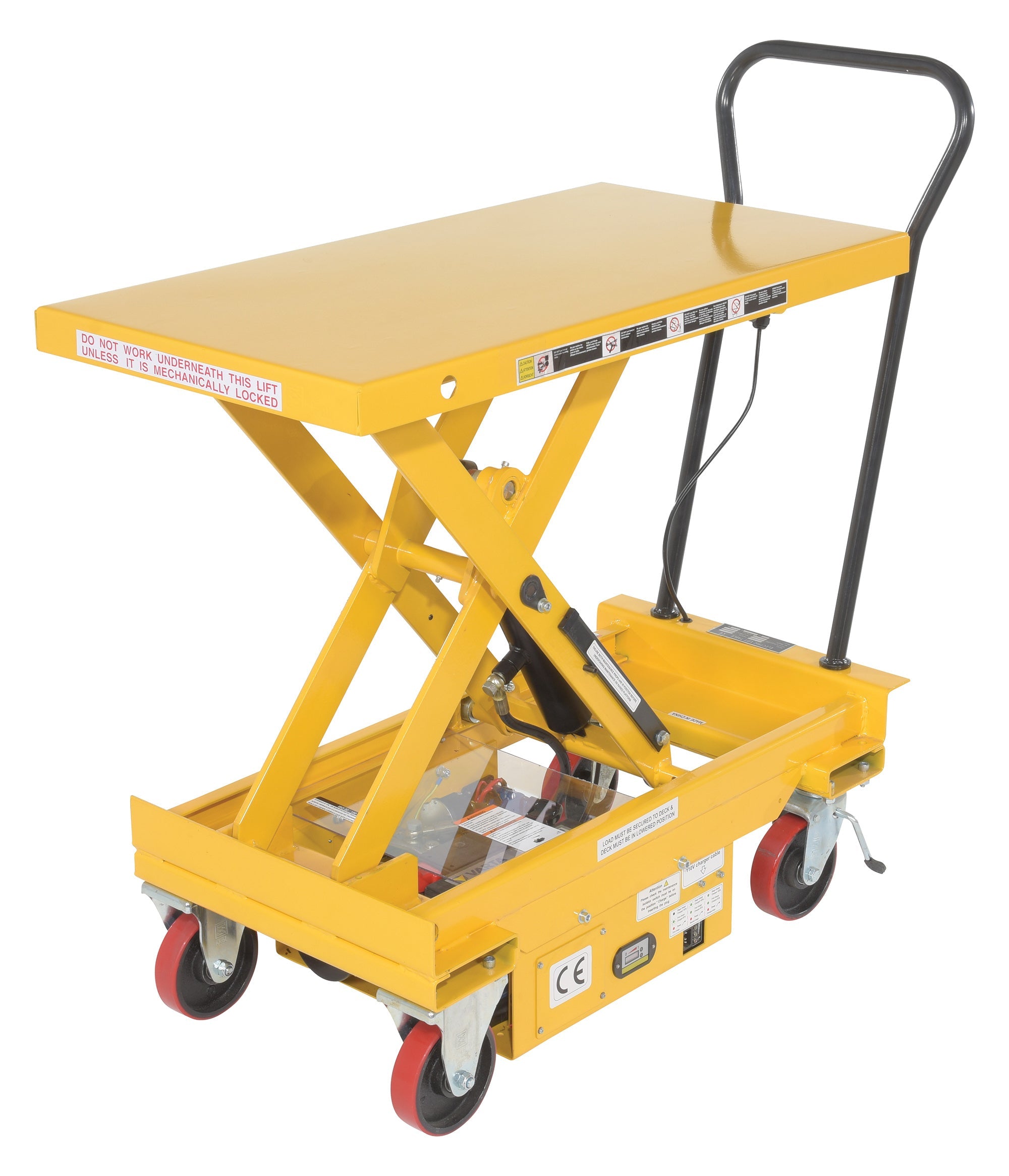 Vestil DC Powered Hydraulic Elevating Carts