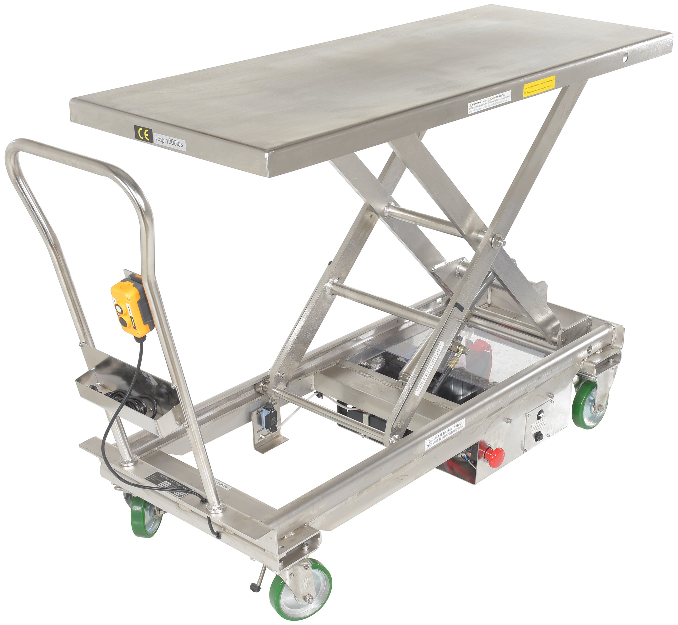 Vestil Stainless Steel Scissor Carts