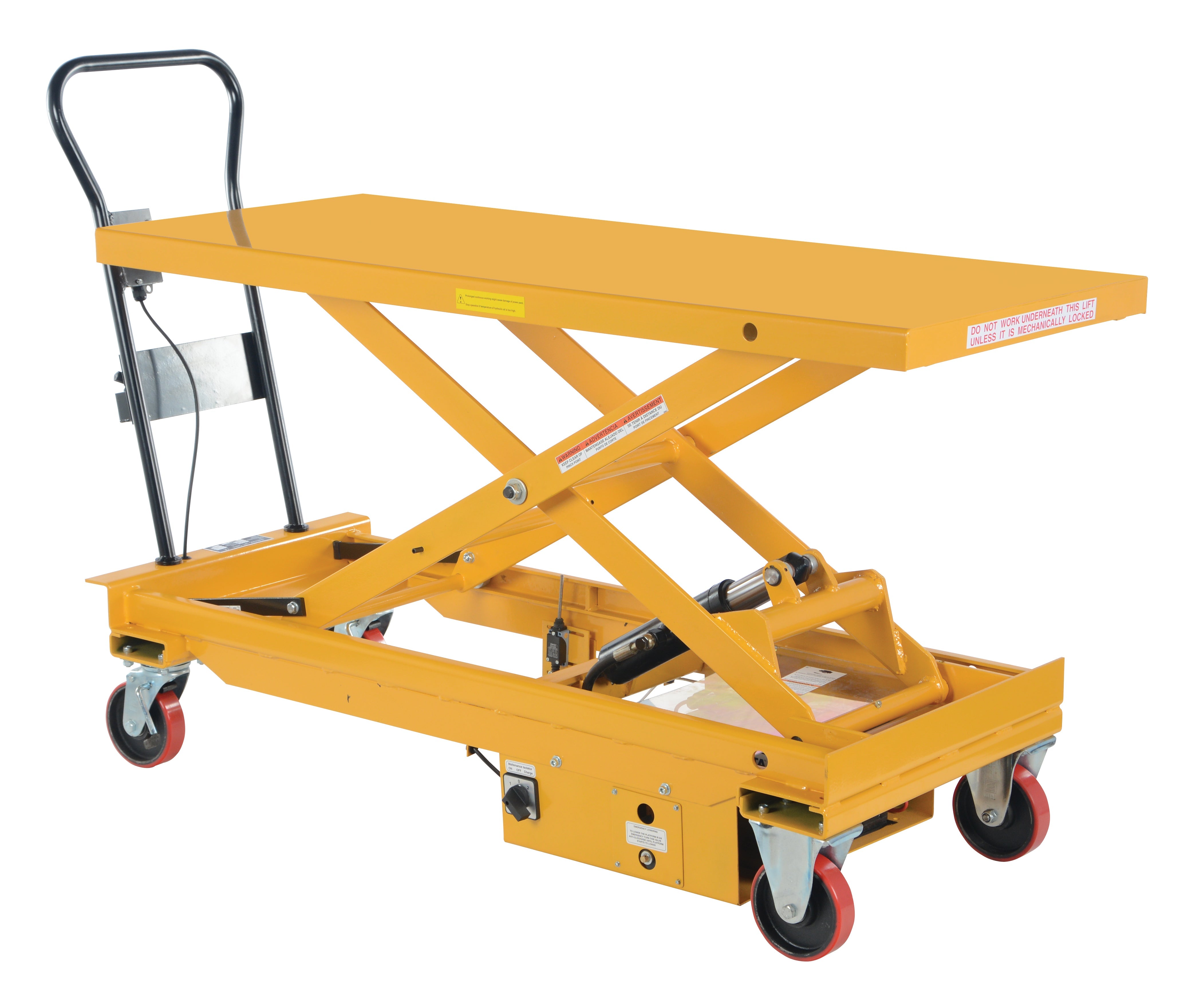 Vestil DC Powered Hydraulic Elevating Carts