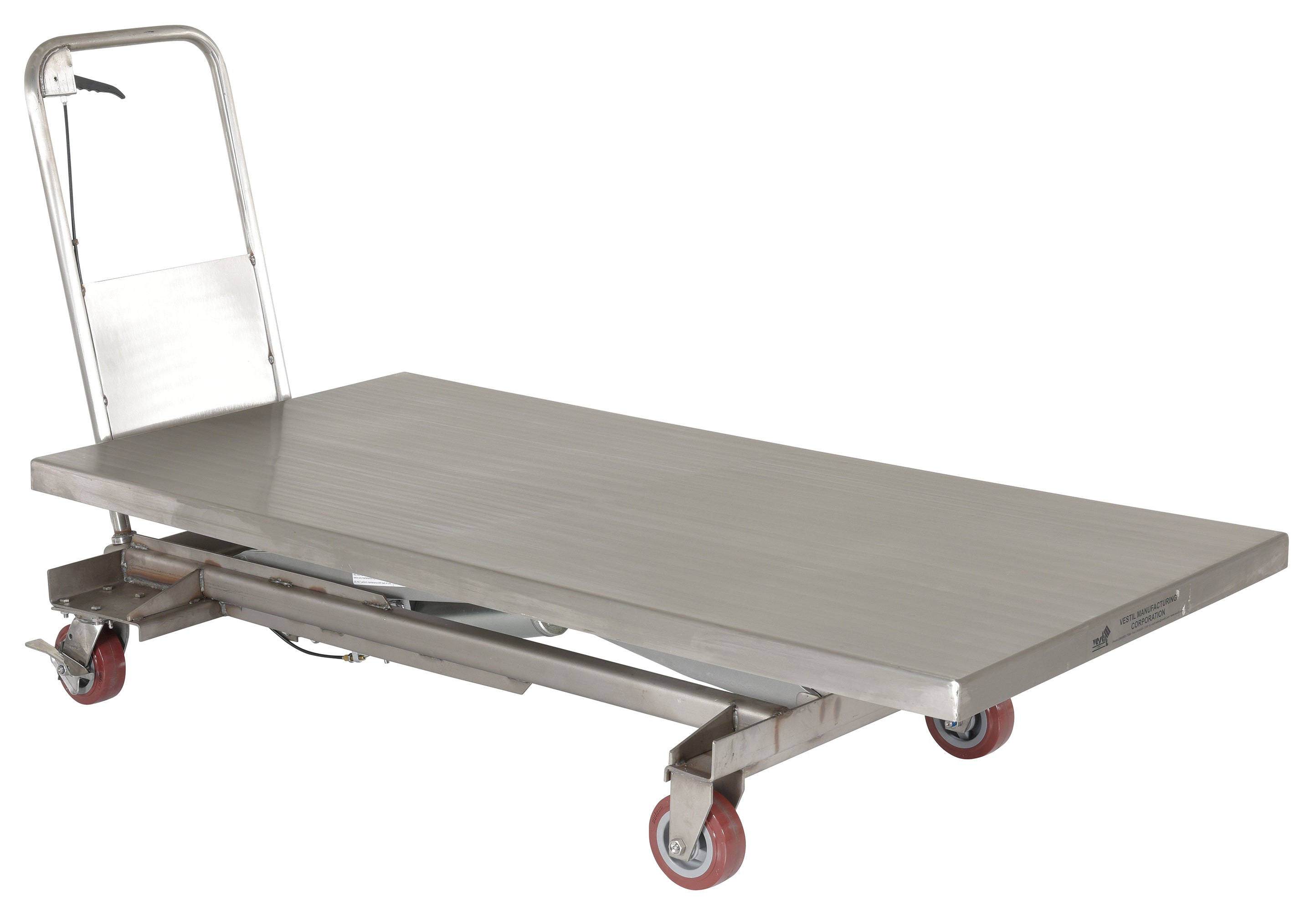 Vestil Partially Stainless Steel Hydraulic Elevating Carts