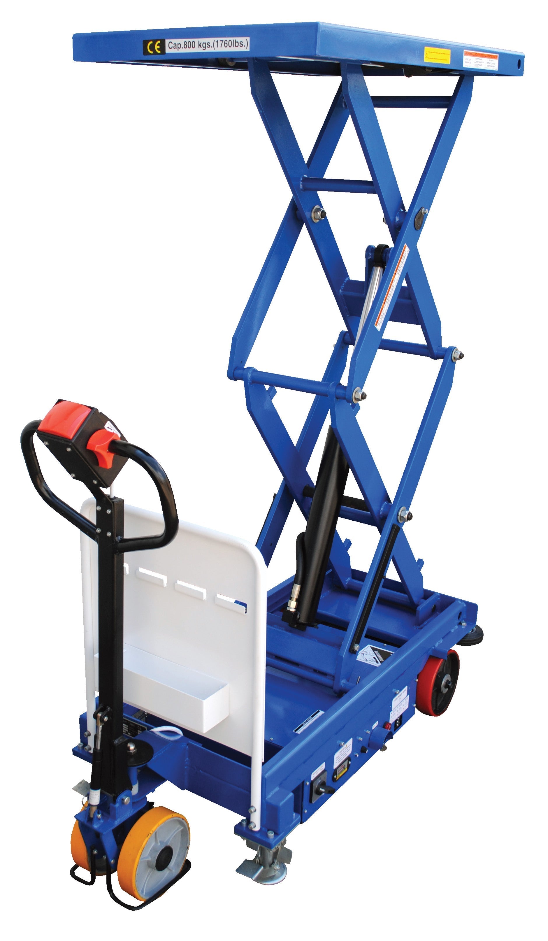 Vestil Powered Drive and Powered Lift Hydraulic Scissor Carts